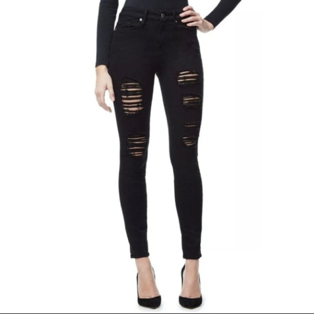 Good American Good Legs Distressed Skinny Jeans